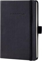 Sigel SI-CO132 Notitieboek Conceptum Pure Hardcover A6 Zwart Gelinieerd