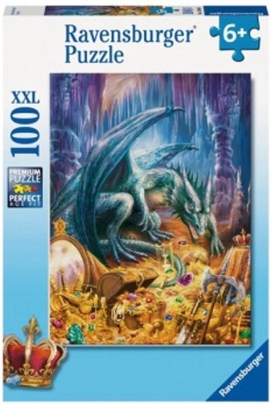 Ravensburger puzzel Het Hol van de Draak - Legpuzzel - 100XXL stukjes