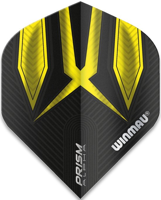 Afbeelding van het spel Winmau Prism Alpha Extra Thick Black & Yellow