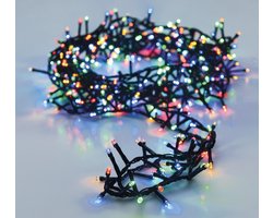 Microcluster de lumières de Noël colorées - 16 mètres - 800 lumières LED