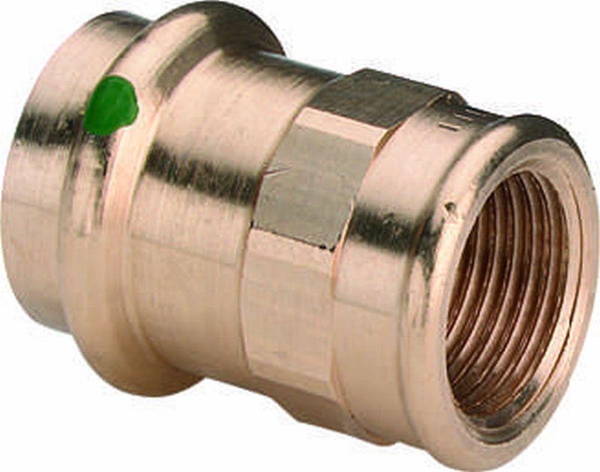 Viega Sanpress Fitting met 2 aansluitingen