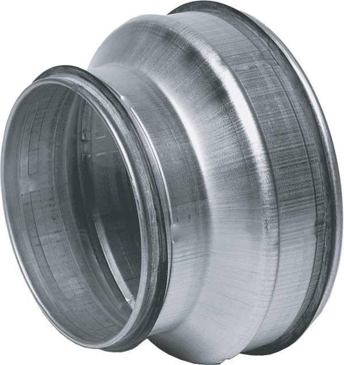 R-VENT SAFE verloop voor rond luchtkanaal t.b.v. Spiralobuis 200-160mm SRCDS200-160