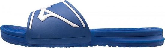 Mizuno slippers Relax Slide 2 | Blauw met Wit logo (Maat: XXL 45 - 46,5)