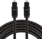 ETK Digital Toslink Optical kabel 3 meter / audio male to male / Optische kabel PVC series - zwart