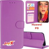 EmpX Telefoonhoesje - Book Case - Geschikt Voor Huawei P9 - Paars