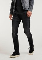 Chasin' Jeans Slim-fit jeans Crown Rix Zwart Maat W30L34