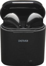 Denver Draadloze Oordopjes met Oplaad Case - Earbuds Wireless - Bluetooth - TWE36 - Zwart