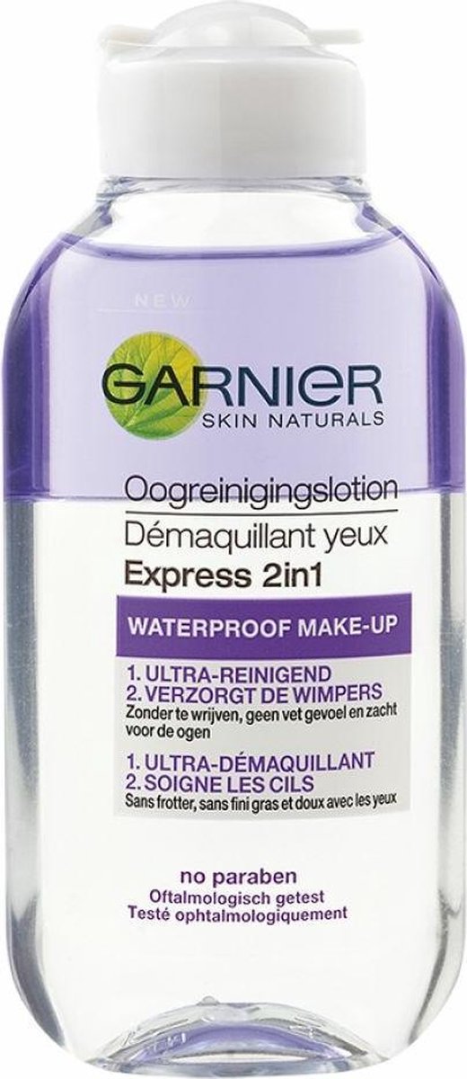 Garnier SkinActive 2in1 Oogmakeupreiniging - 3 x 125 ml - Voordeelverpakking