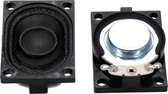 Visaton K 28.40 - 8 Ohm 1.6 inch 4 cm Mini-luidspreker 2 W 8 Ω Ovaal, Kunststof membraan