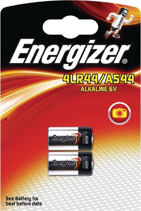 altijd vervaldatum Bot Energizer Alkaline Batterij 4LR44 6 V 2-Blister | bol.com