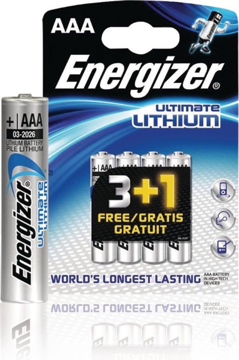 Energizer Ultimate Lithium Micro AAA 1,5V