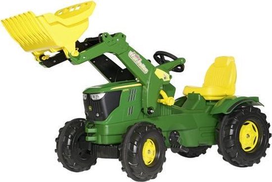 discretie Sijpelen Zwakheid Rolly Toys FarmTrac John Deere - Traptractor met Frontlader | bol.com