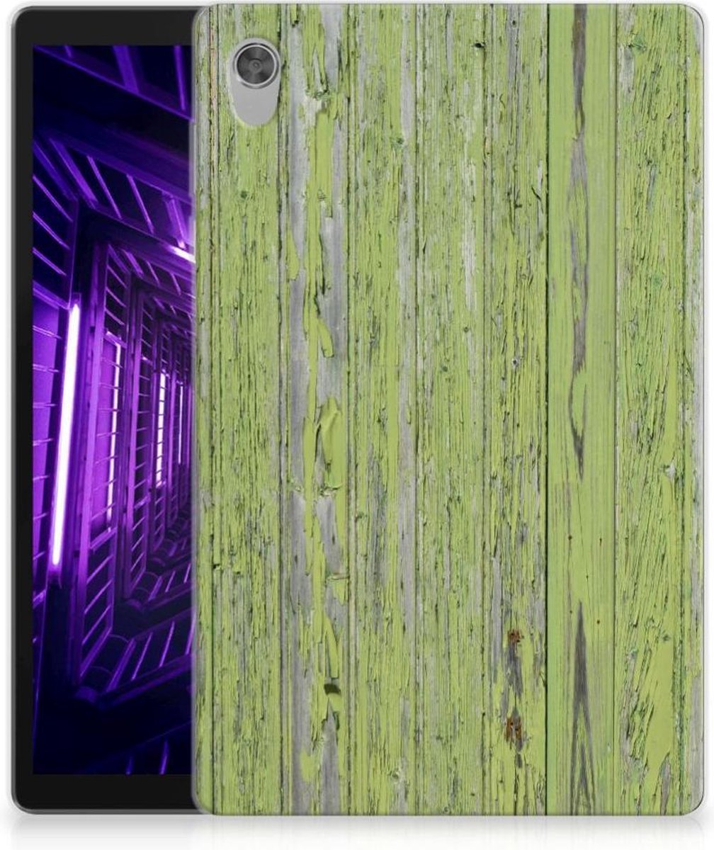 Lenovo Tab M10 HD (2de generatie) Silicone Tablet Hoes Green Wood