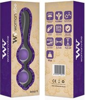 Vibrerend Ei Balletjes Kegelballen Vibrator Sex Toys voor Vrouwen - Paars - Womanvibe®