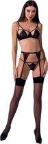 Sexy Dames Setje String BH Lingerie Nachtmode Erotiek Body Sex Toys - Zwart - L|XL - Passion Woman®