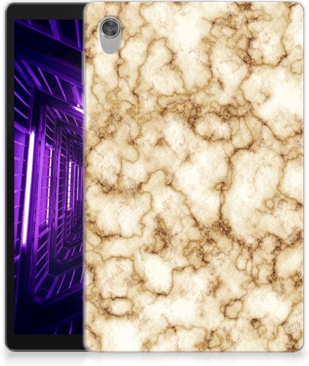 Lenovo Tab M10 HD (2de generatie) Tablet Back Cover Marmer Goud