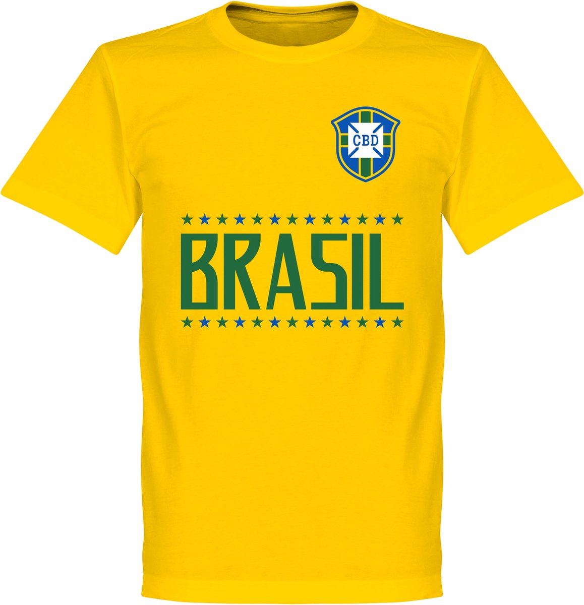 Brazilië Team T-Shirt - Geel - M