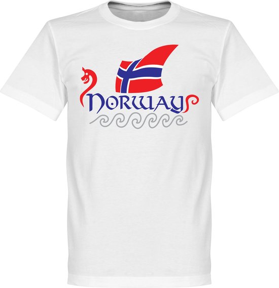 T-shirt drapeau de la Norvège - XXXL