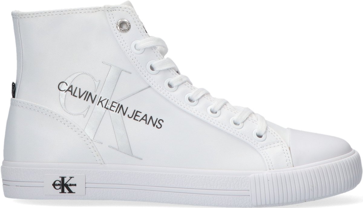 Calvin Klein Dames Hoge sneakers Vulcanized High Lace Up Wit Maat 39 bol
