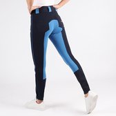 Epplejeck Rijbroek Shetan Kids - Donkerblauw-lichtblauw - 128