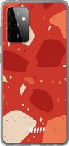 6F hoesje - geschikt voor Samsung Galaxy A72 -  Transparant TPU Case - Terrazzo N°4 #ffffff