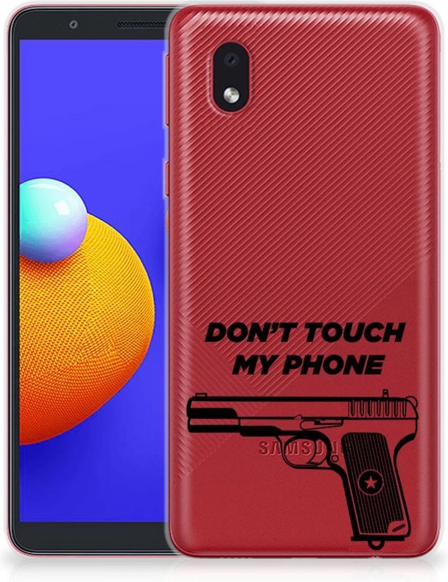 Samsung Galaxy A01 Core Silicone-hoesje Pistol DTMP