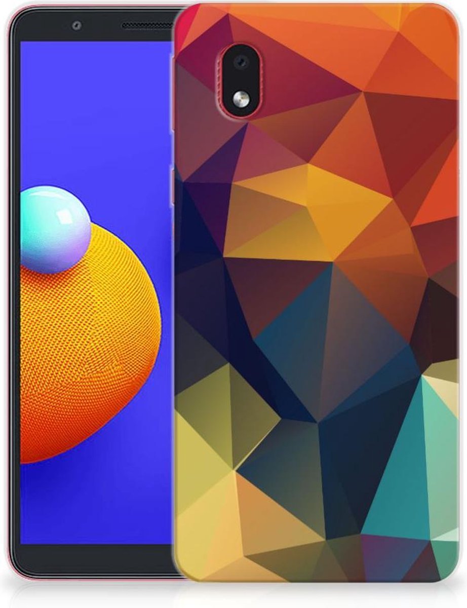 Samsung Galaxy A01 Core TPU Hoesje Polygon Color