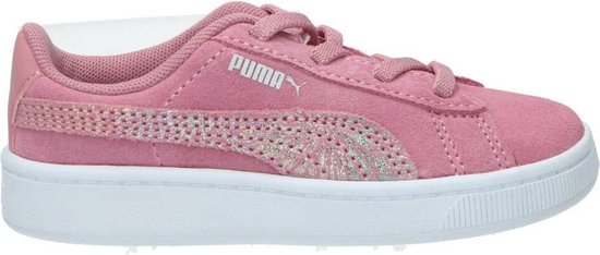 Puma Sneakers - Maat 22 - Meisjes - roze - wit | bol.com
