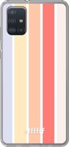 6F hoesje - geschikt voor Samsung Galaxy A52 - Transparant TPU Case - Vertical Pastel Party #ffffff