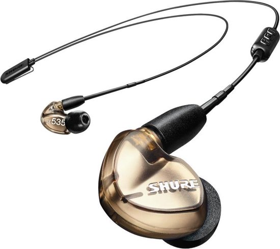 Shure SE535 Headset In-ear 3,5mm-connector Zwart, Brons | bol.com
