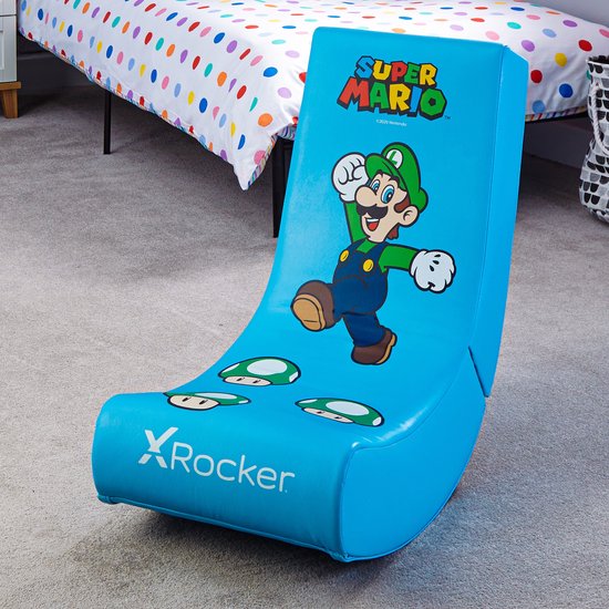 X-Rocker Nintendo Video Rocker Gamestoel - Super Mario AllStar Collectie - Luigi
