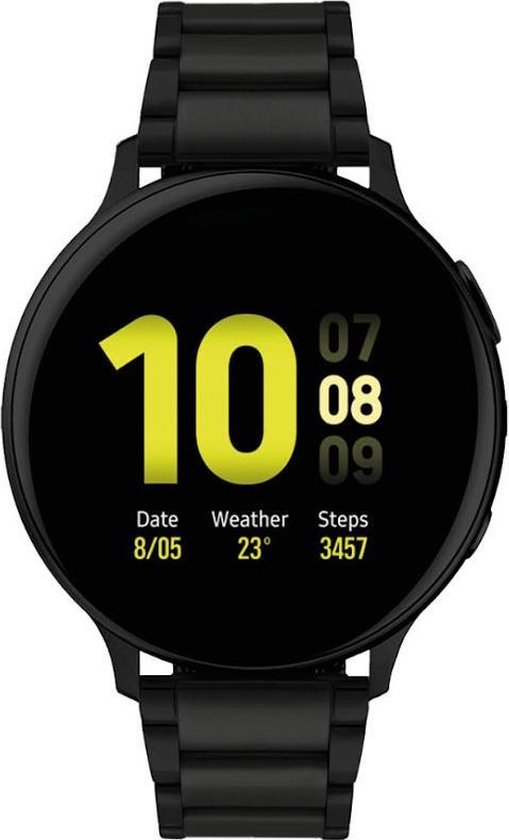 Samsung Galaxy Watch Active2 - Staal - Schakelband - 44mm - Special Edition  - Zwart | bol.com