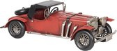 Clayre & Eef Decoratie Miniatuur Auto 35*14*12 cm Rood Ijzer / kunststof Miniatuur Auto Decoratie Modelauto