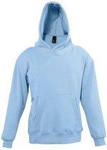 SOLS Kinderen/Kinderen Slam Hooded Sweatshirt (Hemelsblauw)