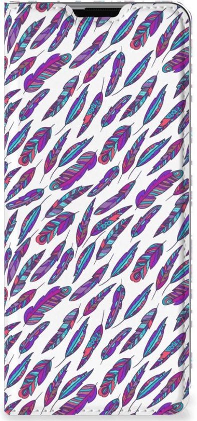 Etui à Rabat Sony Xperia 5 II Plumes Couleur