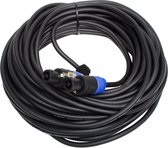 MUSIC STORE LS-kabel, 20m, Sp. 2,5 mm², standaard Boxenkabel - Zwart, Luidsprekerkabel