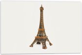 Forex - Klein Beeldje van Eiffeltoren - 60x40cm Foto op Forex