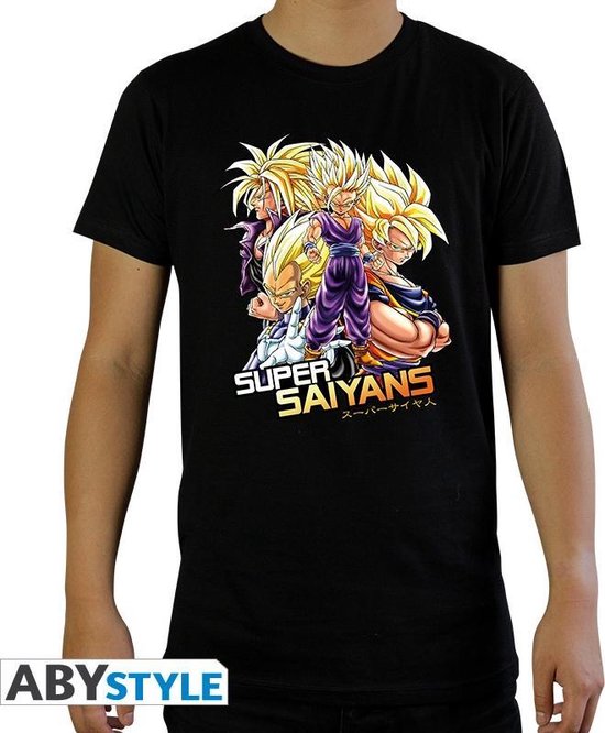 DRAGON BALL - T-Shirt DBZ/Saiyan Men zwart(XL)