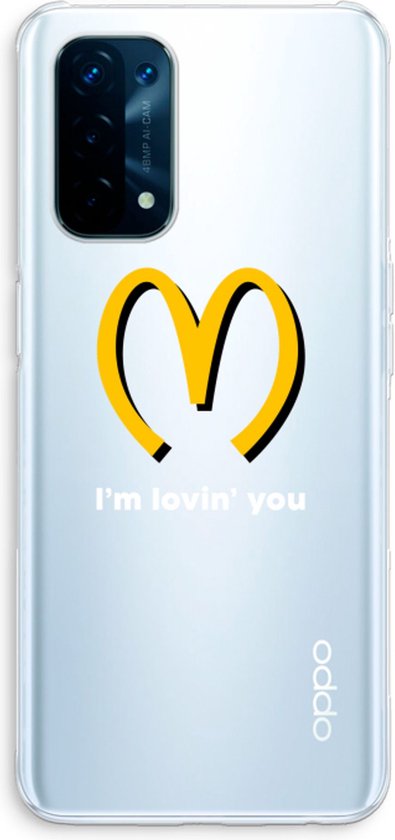 Case Company® - Coque adaptée pour Oppo A93 5G - Je t'aime - Coque de téléphone souple - Protection sur tous les côtés et bord de l'écran