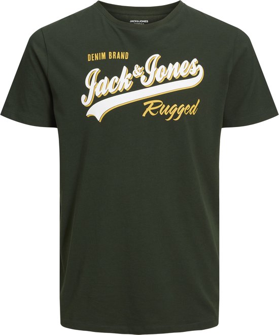 JACK&JONES PLUS JJELOGO TEE SS O-NECK 2 COL 23/24 PLS Heren Overhemd - Maat EU2XL US1L