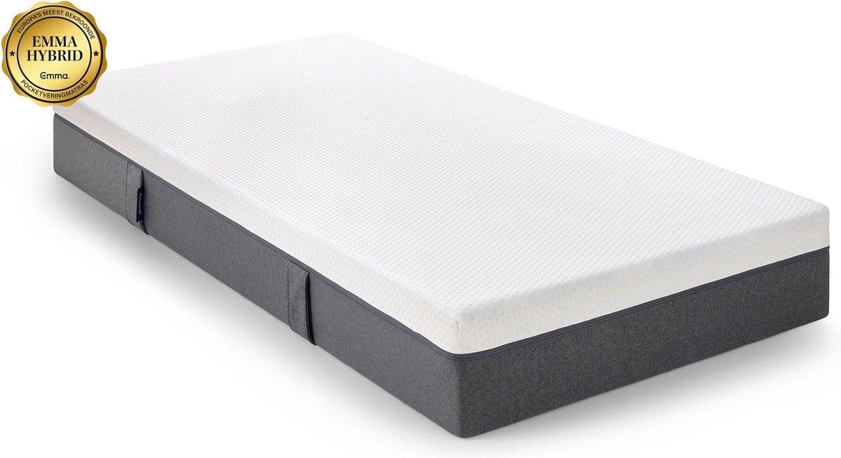 Emma Hybrid Pocketvering Matras - 250 veren p/m2 - 140 x 200 cm - Medium thumbnail 5