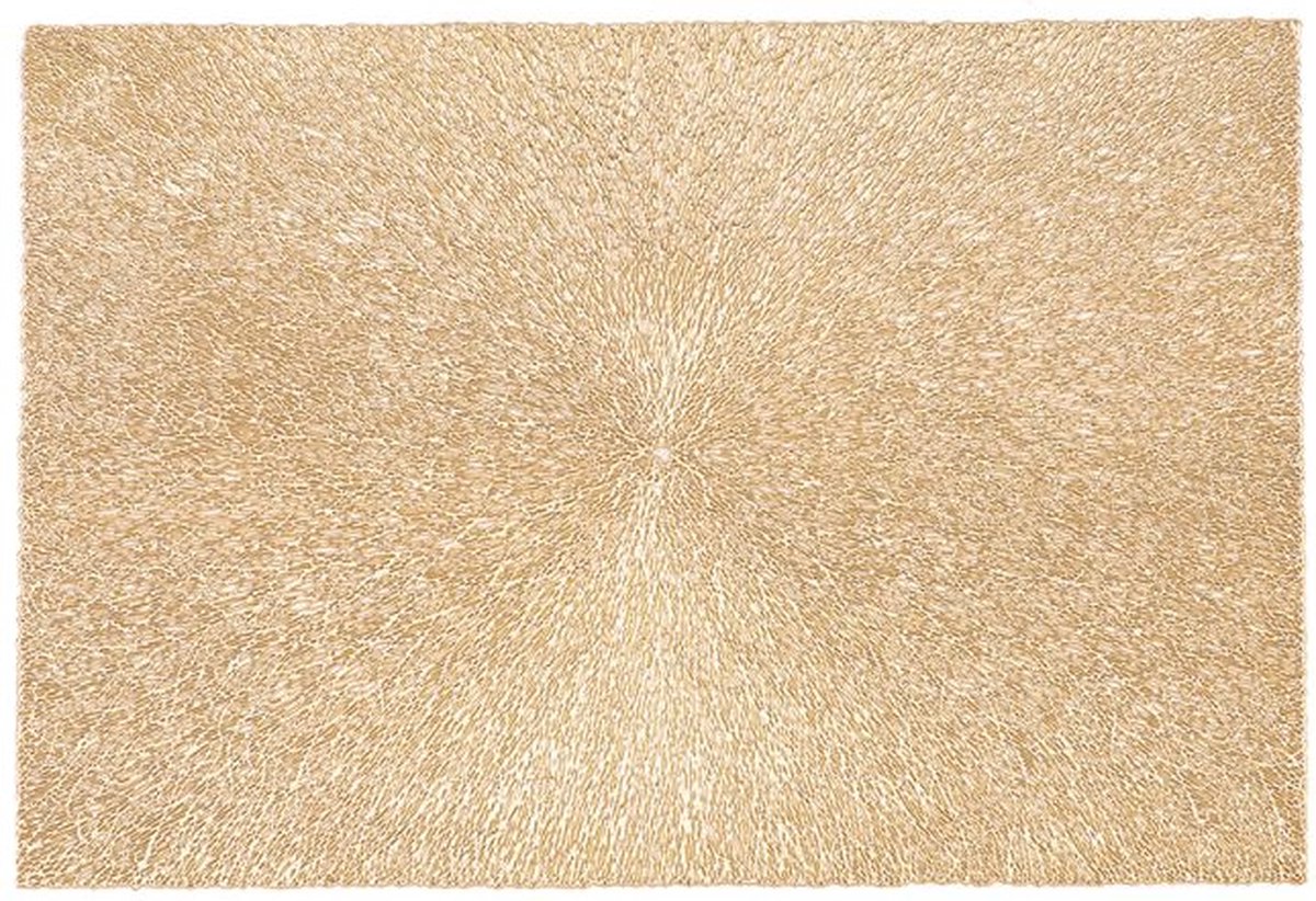 Placemat CAPELINNI rechthoekig, SET/6, 45x30cm, goud