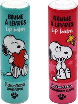 Snoopy Lippenbalsem - Set van 2 - 5 gr - Vegan