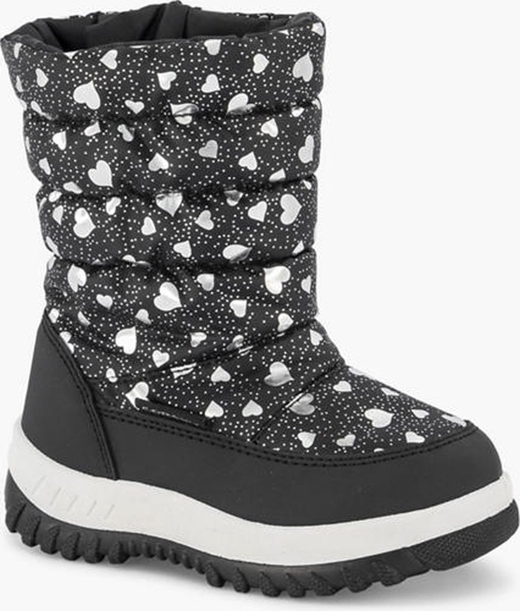 cortina Zwarte snowboot hartjes - Maat 24 | bol