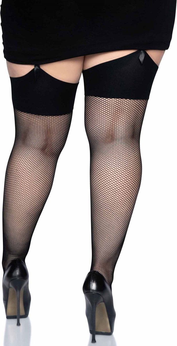 Spandex fishnet stockings