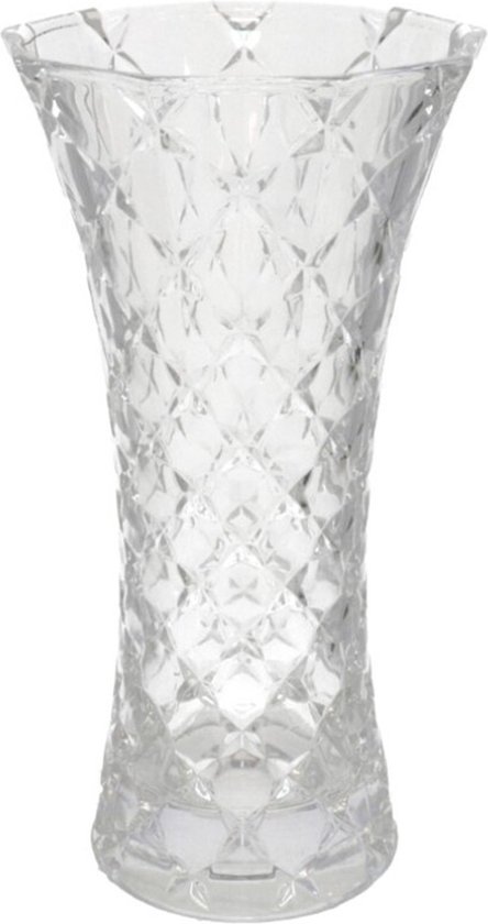 Gerimport Bloemenvaas - helder glas - D16 x 30 cm