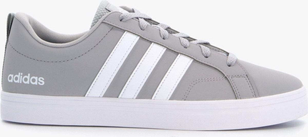 Adidas VS Pace heren sneakers lichtgrijs – Echt leer Uitneembare zool