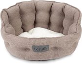 Scruffs Seattle Catbed - Comfortabele ronde katten mand - Stone Grey