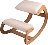 ShopbijStef - Chaise genou - Chaise genou Ergonomique - Chaise à bascule - Chaise de bureau ergonomique - Position du corps - Bois