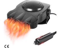 Draagbare 12V Auto Heater - Autoverwarming - Auto Ontdooier - Voorruitverwarming - 200W Auto-Ventilatorkachel met Sigarettenaansteker - Efficiënte Defogger voor Voorruit - Ideaal voor Auto, Kamperen, Vrachtwagen, Taxi en Bus